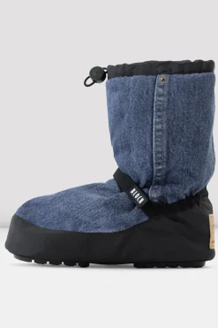 Adult Denim Multi-Function Warm Up Booties
