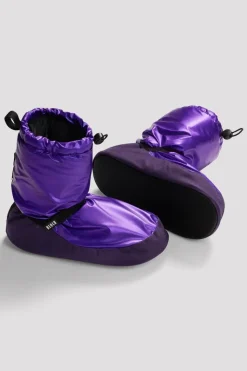 Adult Metallic Warm Up Booties