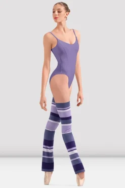 Adult Striped Leg Warmers