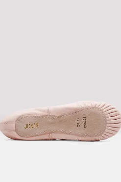 Childrens Dansoft Leather Ballet Shoes
