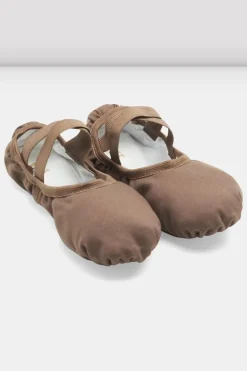 Childrens Performa Stretch Canvas Ballet Shoes