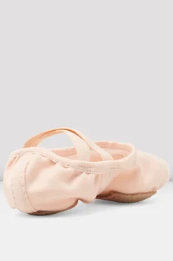 Childrens Performa Stretch Canvas Ballet Shoes