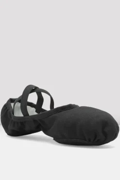 Childrens Performa Stretch Canvas Ballet Shoes
