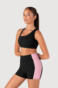 Girls Arch Contrast Rib Short