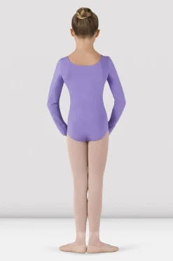 Girls Basic Long Sleeve Leotard