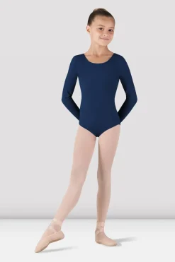Girls Basic Long Sleeve Leotard
