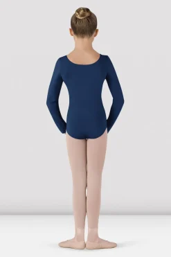 Girls Basic Long Sleeve Leotard