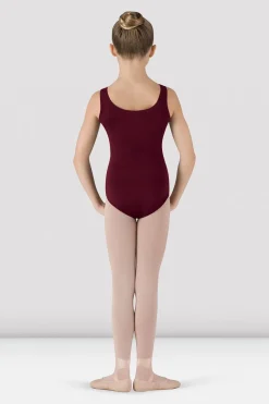 Girls Basic Round Neck Tank Leotard