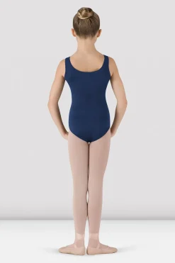 Girls Basic Round Neck Tank Leotard