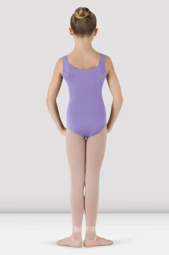 Girls Basic Round Neck Tank Leotard
