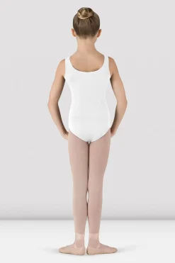 Girls Basic Round Neck Tank Leotard