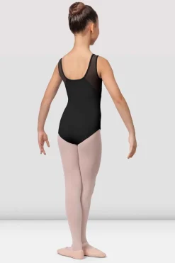 Girls Boutique Mesh Bodice Leotard
