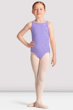 Girls Cara Boat Neck Leotard
