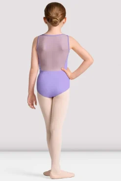 Girls Cara Boat Neck Leotard