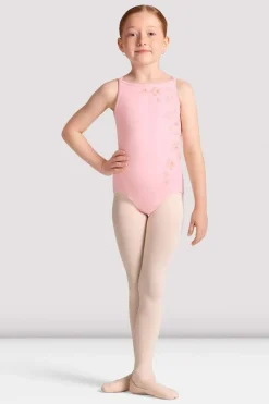Girls Cara Boat Neck Leotard