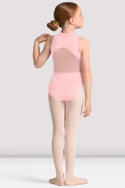Girls Cayla Zip Front Leotard