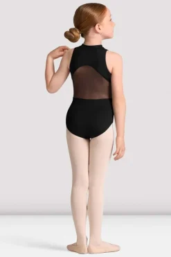 Girls Cayla Zip Front Leotard