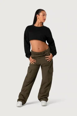Girls Cropped Bolero Sweat Top