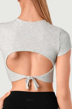 Girls Cut Out Crop Top