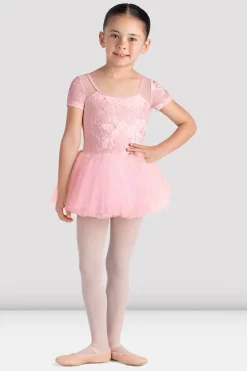 Girls Delilah Cap Sleeve Tutu Dress
