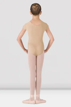 Girls Dujour Cap Sleeve Leotard
