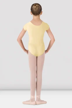 Girls Dujour Cap Sleeve Leotard