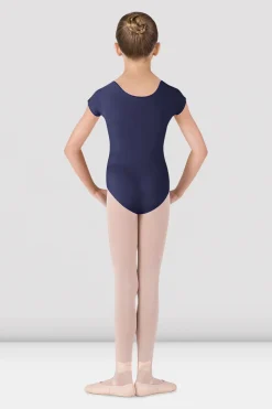 Girls Dujour Cap Sleeve Leotard