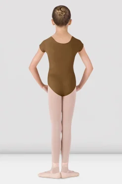 Girls Dujour Cap Sleeve Leotard