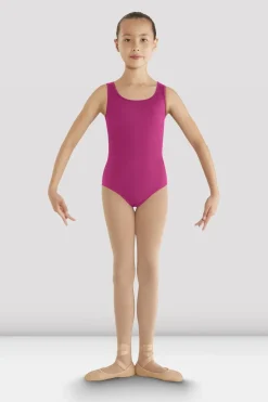 Girls Gladiolus Diamond Back Leotard