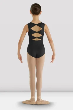 Girls Gladiolus Diamond Back Leotard