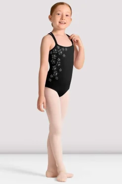Girls Jade Cross Back Leotard