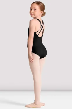 Girls Jade Cross Back Leotard
