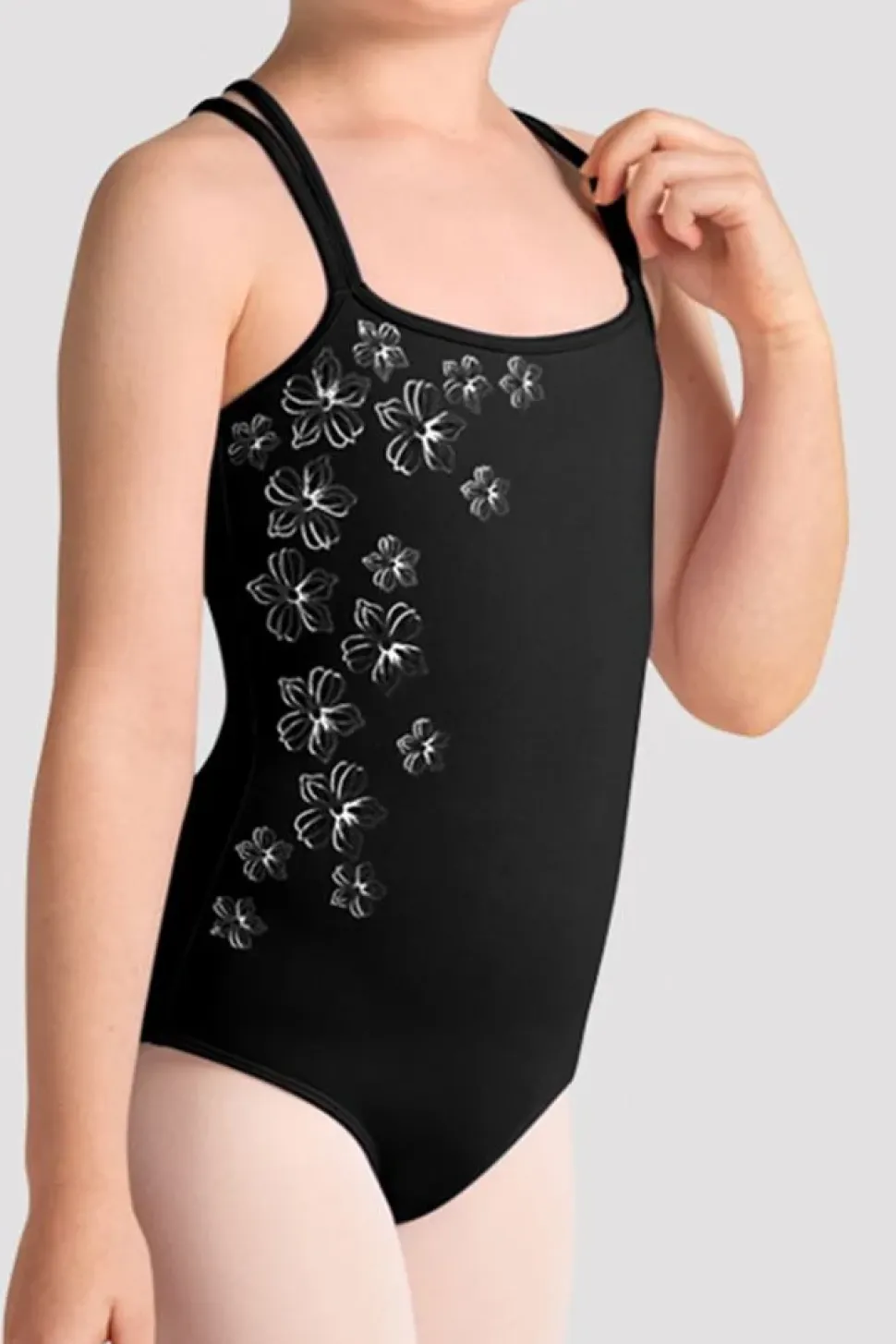 Girls Jade Cross Back Leotard