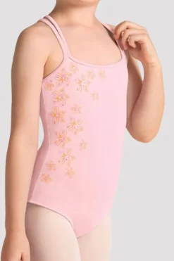 Girls Jade Cross Back Leotard
