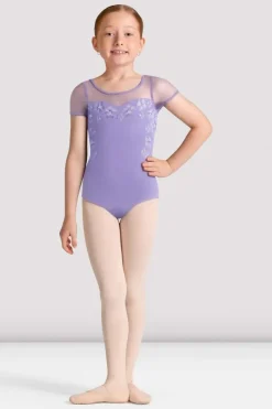 Girls Logan Cap Sleeve Leotard