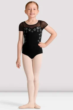 Girls Logan Cap Sleeve Leotard