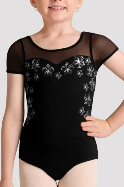 Girls Logan Cap Sleeve Leotard