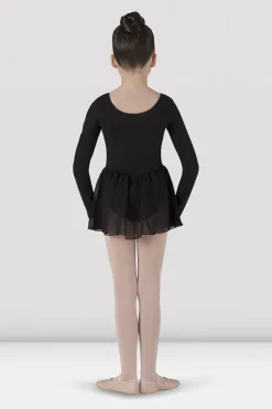 Girls Long Sleeve Skirted Leotard