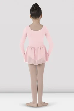 Girls Long Sleeve Skirted Leotard