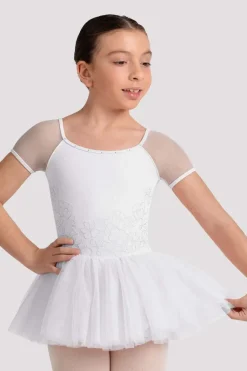 Girls Lucy Floral Cap Sleeve Tutu Dress