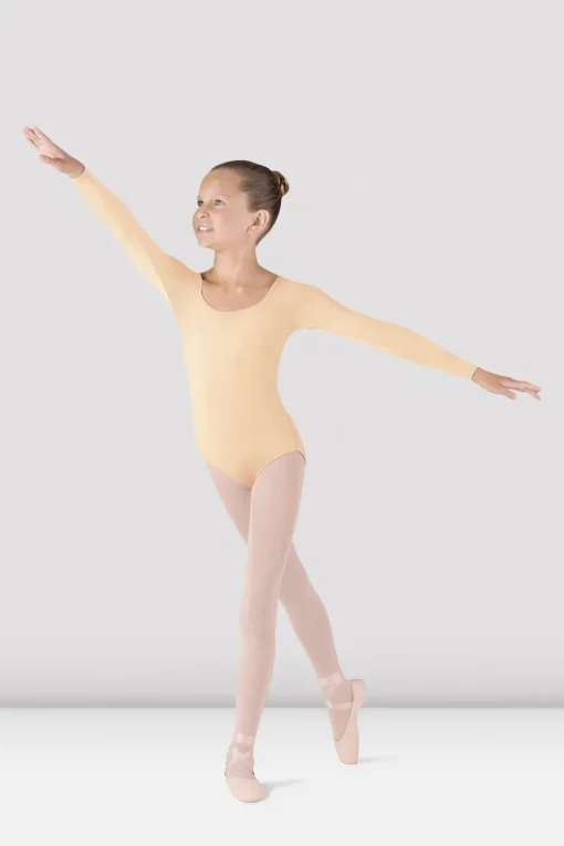Girls Meglio Long Sleeve Leotard