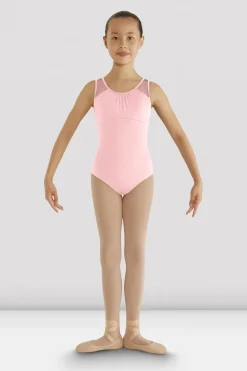 Girls Miame Heart Mesh Leotard