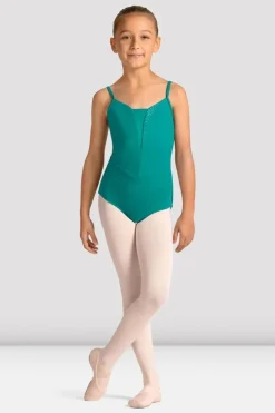 Girls Mirella Celestia Camisole Printed Leotard