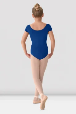 Girls Mirella Classic Short Sleeve Leotard