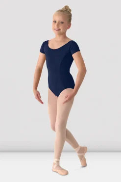 Girls Mirella Classic Short Sleeve Leotard