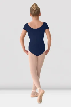 Girls Mirella Classic Short Sleeve Leotard