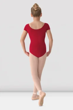 Girls Mirella Classic Short Sleeve Leotard