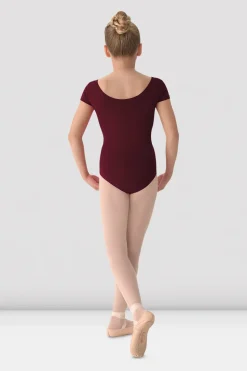 Girls Mirella Classic Short Sleeve Leotard