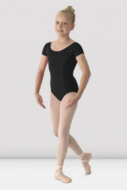 Girls Mirella Classic Short Sleeve Leotard