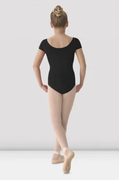 Girls Mirella Classic Short Sleeve Leotard